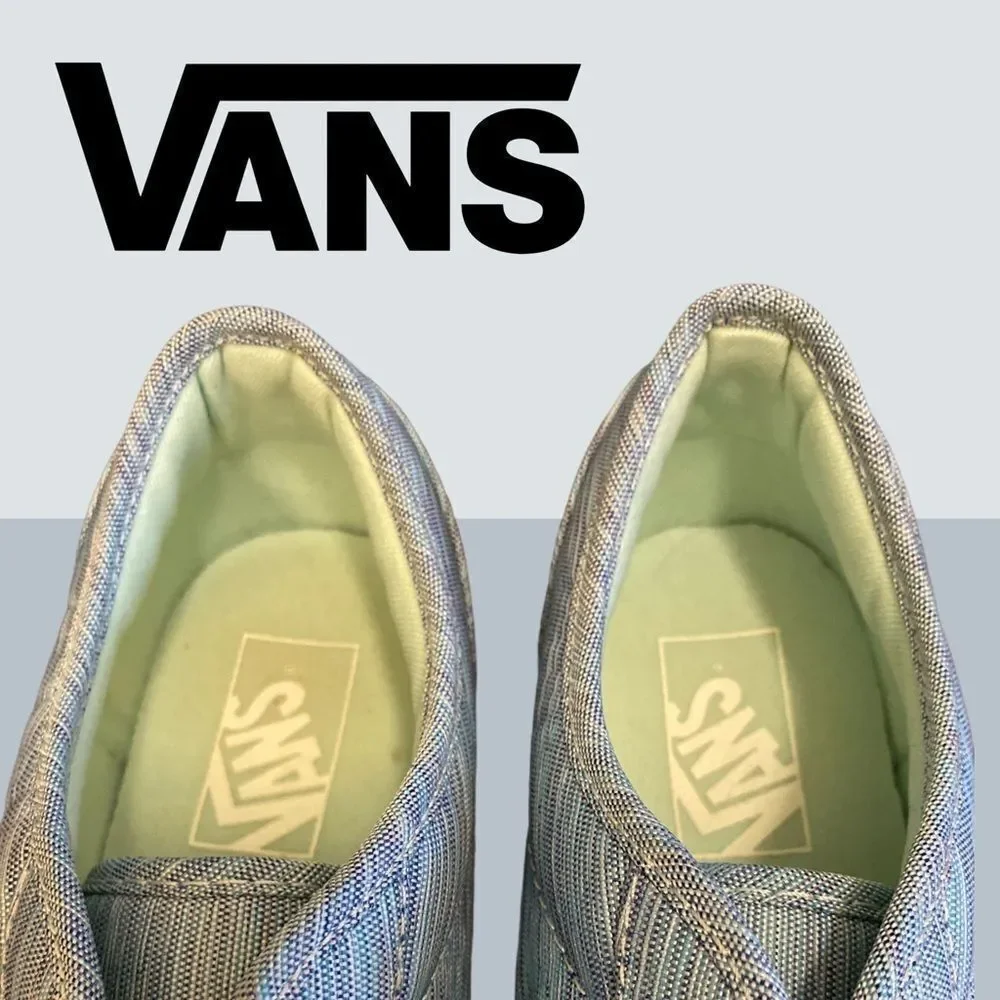 Vans Women's Low Top Blue Sneakers 10
